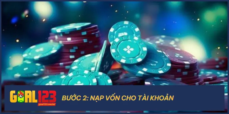Thực hiện lệnh nạp tiền để tiến đến quá trình chọn số may mắn